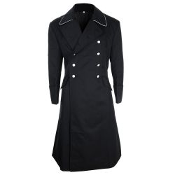 German M32 Black Gabardine Officer Coat