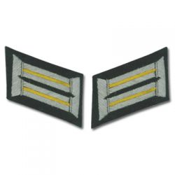 Army Officer Collar Tabs - Cavalry - Yellow