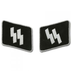 Bullion Collar Tabs - Double SS Runes