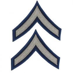 Private First Class Rank Badges - Khaki