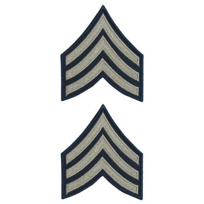 Sergeant Rank Badges - Khaki