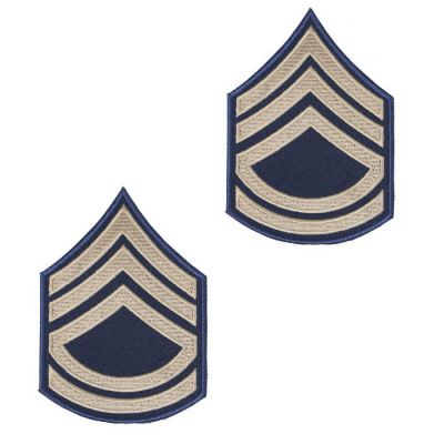 Technical Sergeant Rank Badges - Khaki