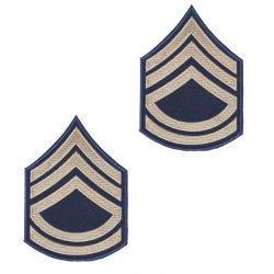 Technical Sergeant Rank Badges - Khaki