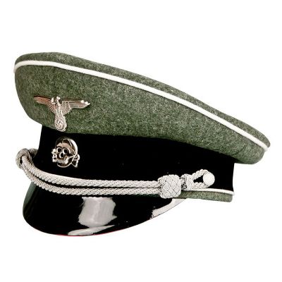 German World War 2 Waffen SS Infantry Officers Visor Caps