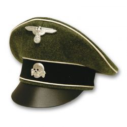 German Waffen SS Officer Crusher Hat