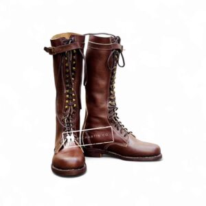 1900 French Military Officer Boots – Leather Reproduction