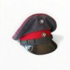 WW1 German Imperial Army Crusher Style Blue Wool Visor Cap